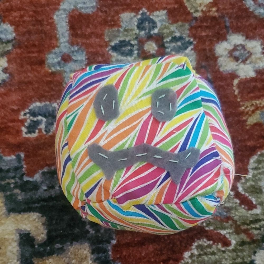 Handmade SlimeCube - Colorful Feather Silly